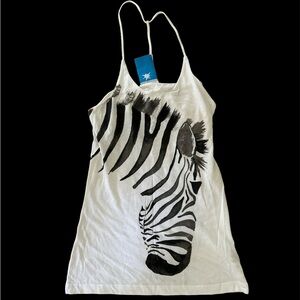 Vintage Zara Zebra Tank‎ (S)